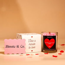 Jar With Small Hearts Candle Good Valentine's Gifts For Her