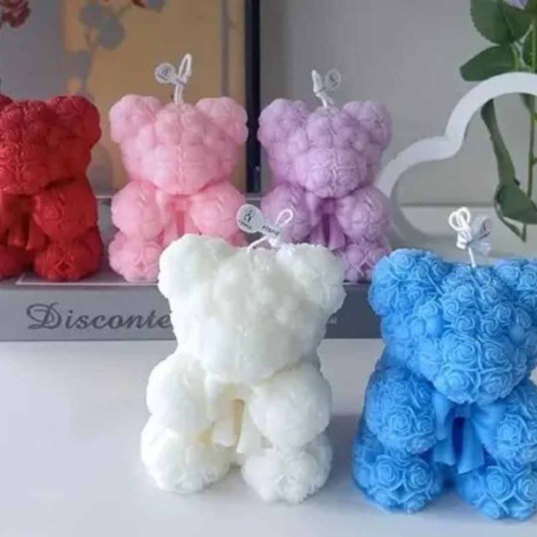 Teddy Bear Candle Gifts for Valentine's Day