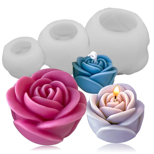 Valentine Rose Candle | Gifts for Valentine's Day | Set of 2