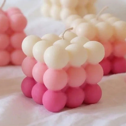 Triple Colored Bubble Candle Best Valentine Gift For Girlfriend