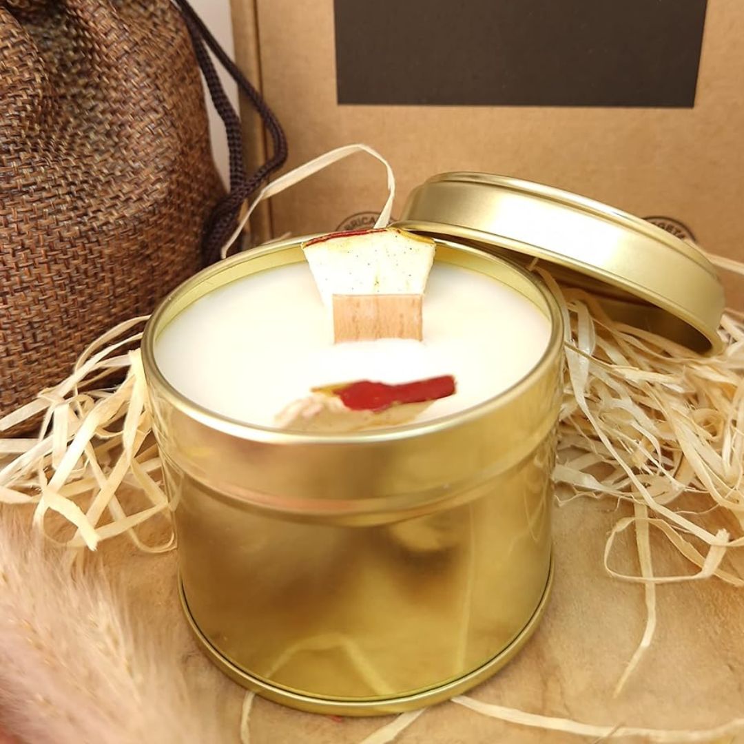 Tin jar candle