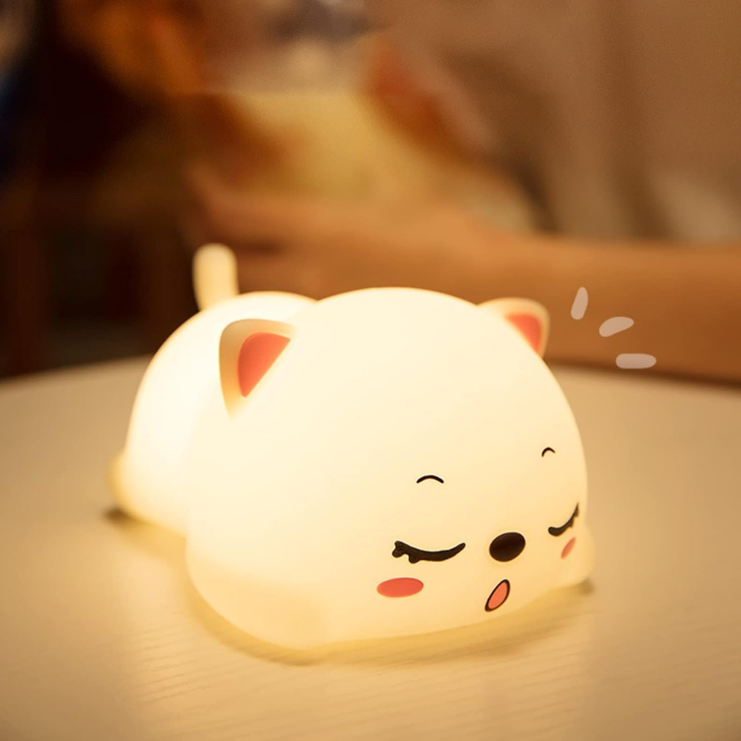 Cat lamp for bedroom decor