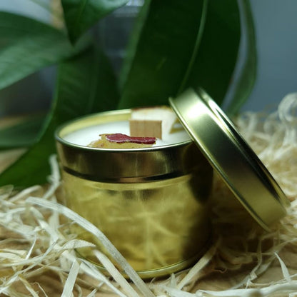 Tin jar candle