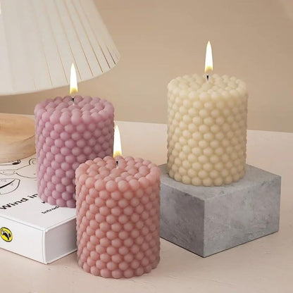 Pearl Candle Gift Antique Home Decor Set of 2