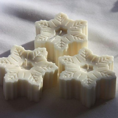 Big Snowflake Candle