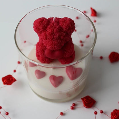 Teddy Candle Jar Valentines Gifts For Her