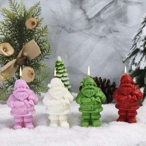 Santa Clause Mould Candle Anniversary Gift For Her