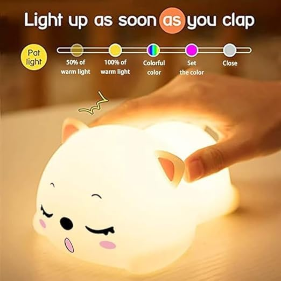 Cat lamp for bedroom decor