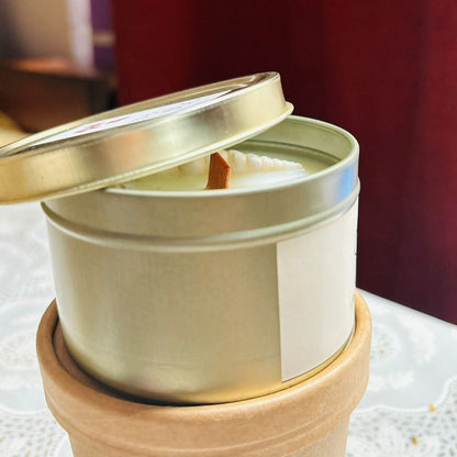 Tin jar candle