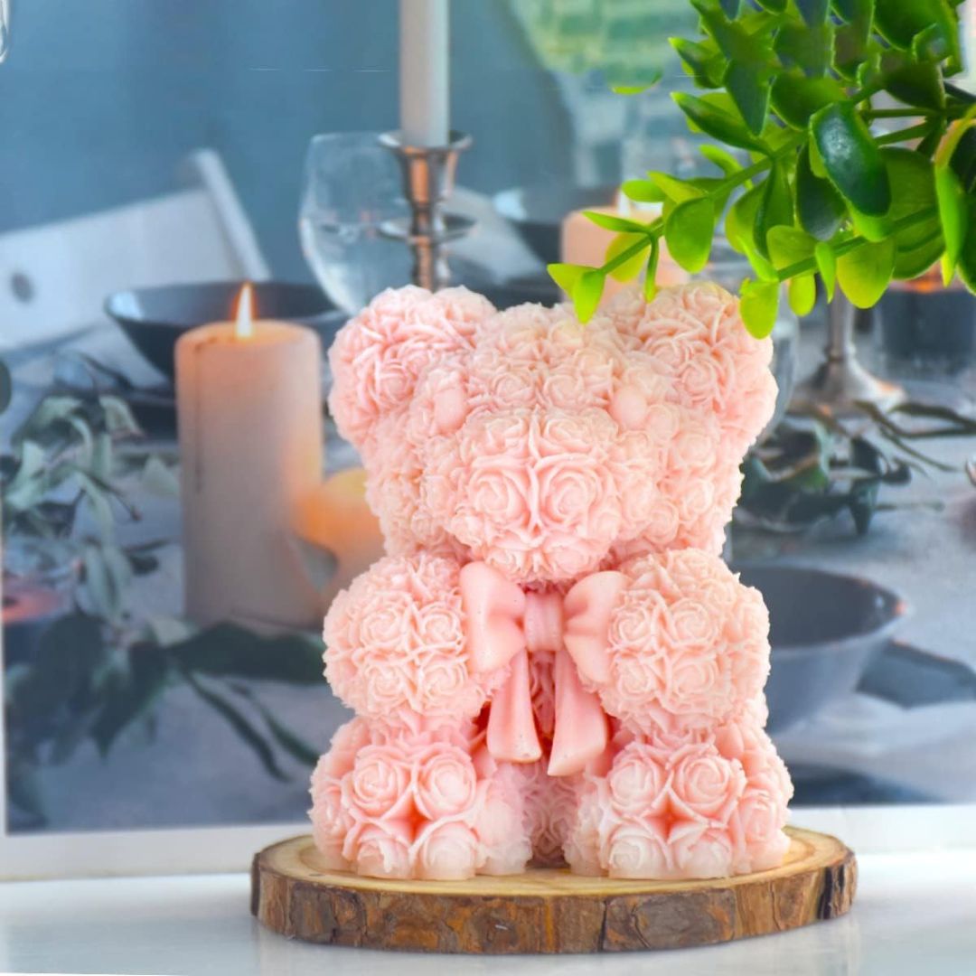 Teddy Bear Candle Gifts for Valentine's Day