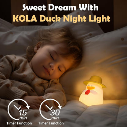 Duck silicone night lamp for bedroom