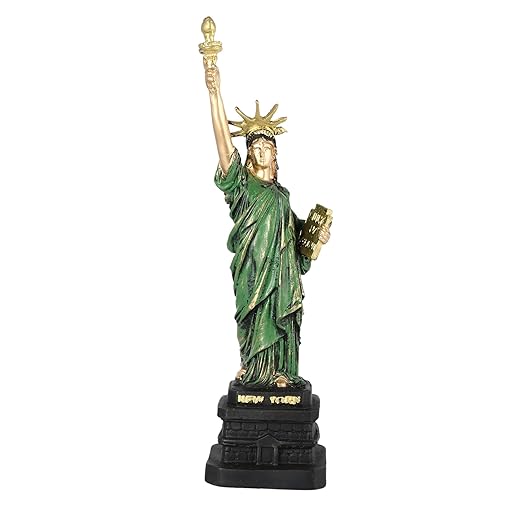 Handcrafted Antique Finish Statue of Liberty Showpiece for Home Decor Gifting