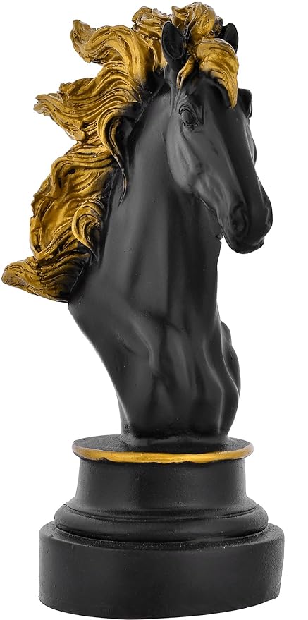 Horse Face Antique Finish Sculpture Art Decor for Home Decor