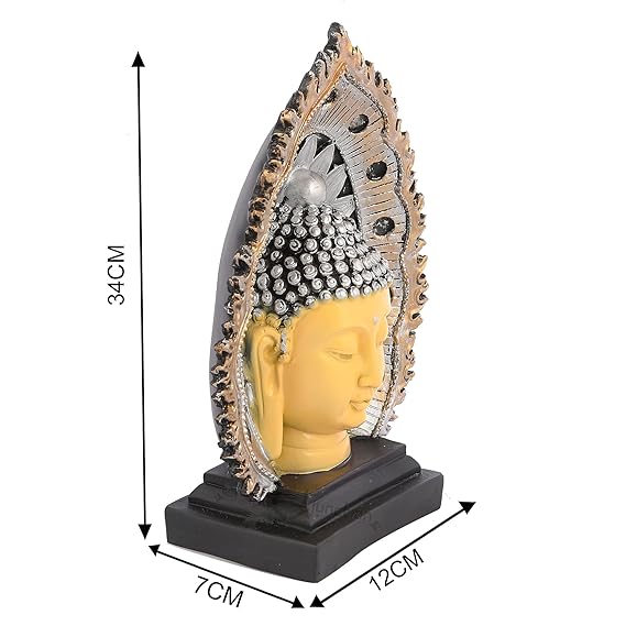 Buddha Face Decorative Showpiece Lovely Statue Gift