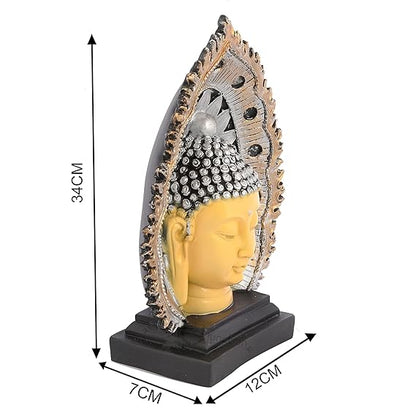 Buddha Face Decorative Showpiece Lovely Statue Gift