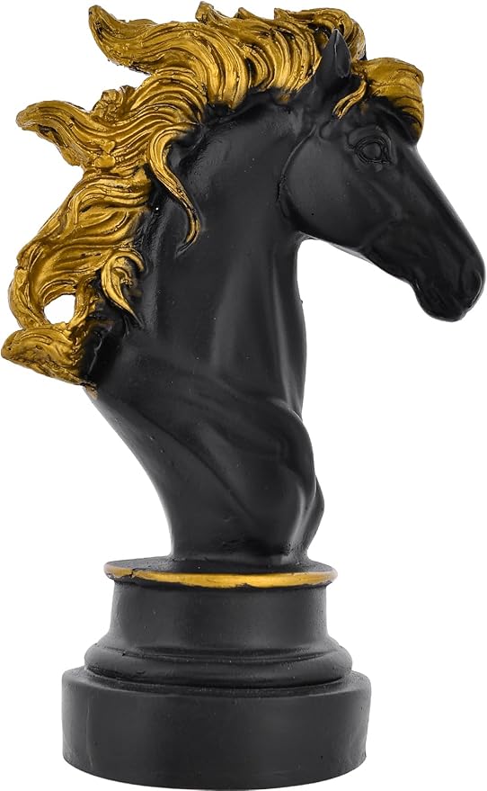Horse Face Antique Finish Sculpture Art Decor for Home Decor