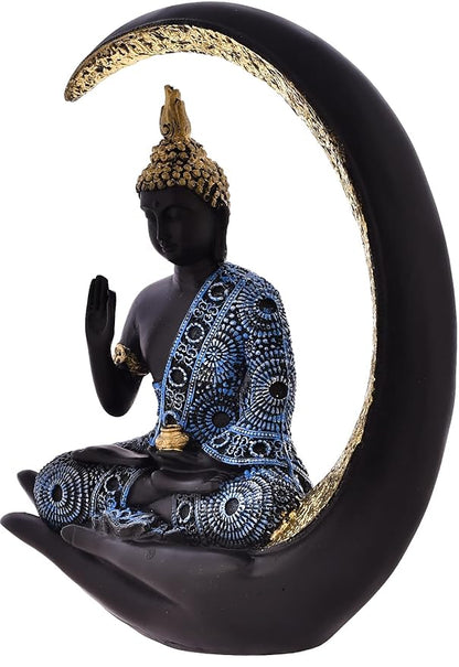 Samadhi Buddha Sitting On Chand for Home Decor Office Decor