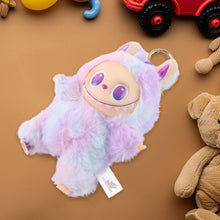 Light Purple Plush Toy Cartoon Keychain With Hook Colorful Light Purple (1 Pc)