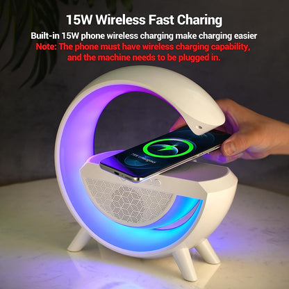 Led Night Lamp With Bluetooth Speaker