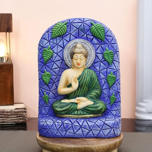 Blessing Buddha Statue Polyresin Figurine for Home Decor