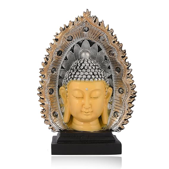 Buddha Face Decorative Showpiece Lovely Statue Gift