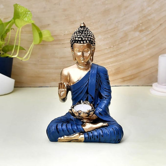 Buddha Sculpture Home Decor Living Room Idol