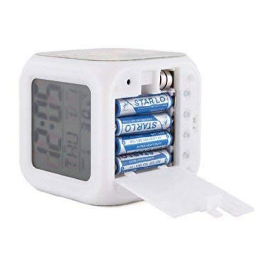 Color Changing LED Clock  Digital Alarm with Mood Light