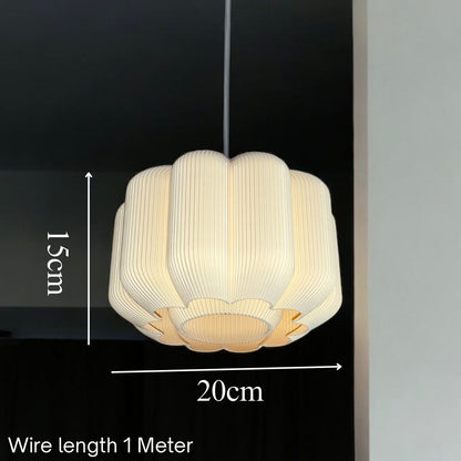 Flora Bloom Pendant Ivory Lamp for Home Decoration