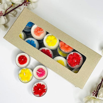 Flower Tealight Candle Gift Antique Home Decor Table Decor