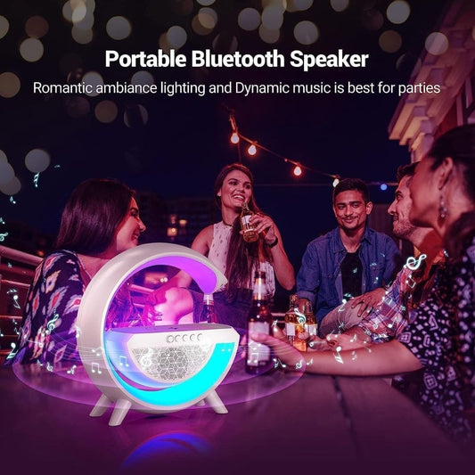 G Lamp with Speaker & Wireless Charger  3-in-1 Gadget