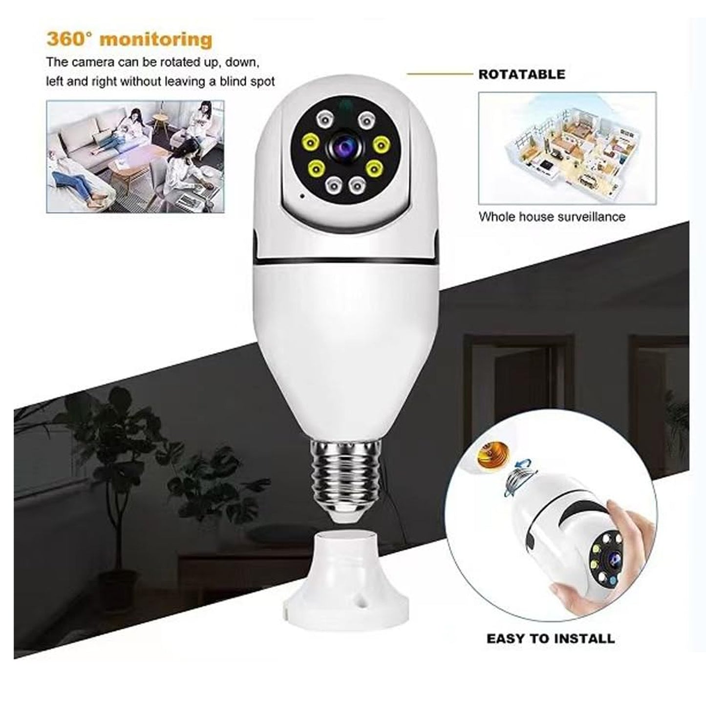Light bulb camera