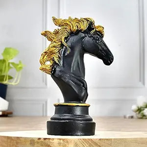 Horse Face Antique Finish Sculpture Art Decor for Home Decor