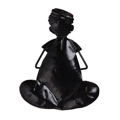 Iron Painted Wall Musical Man Set of 3 for Home Decor
