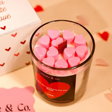 Jar With Small Hearts Candle Good Valentine's Gifts For Her