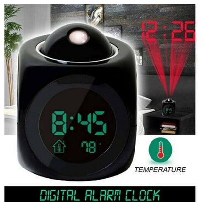 LED Projector Clock  Digital Alarm with Time Projection