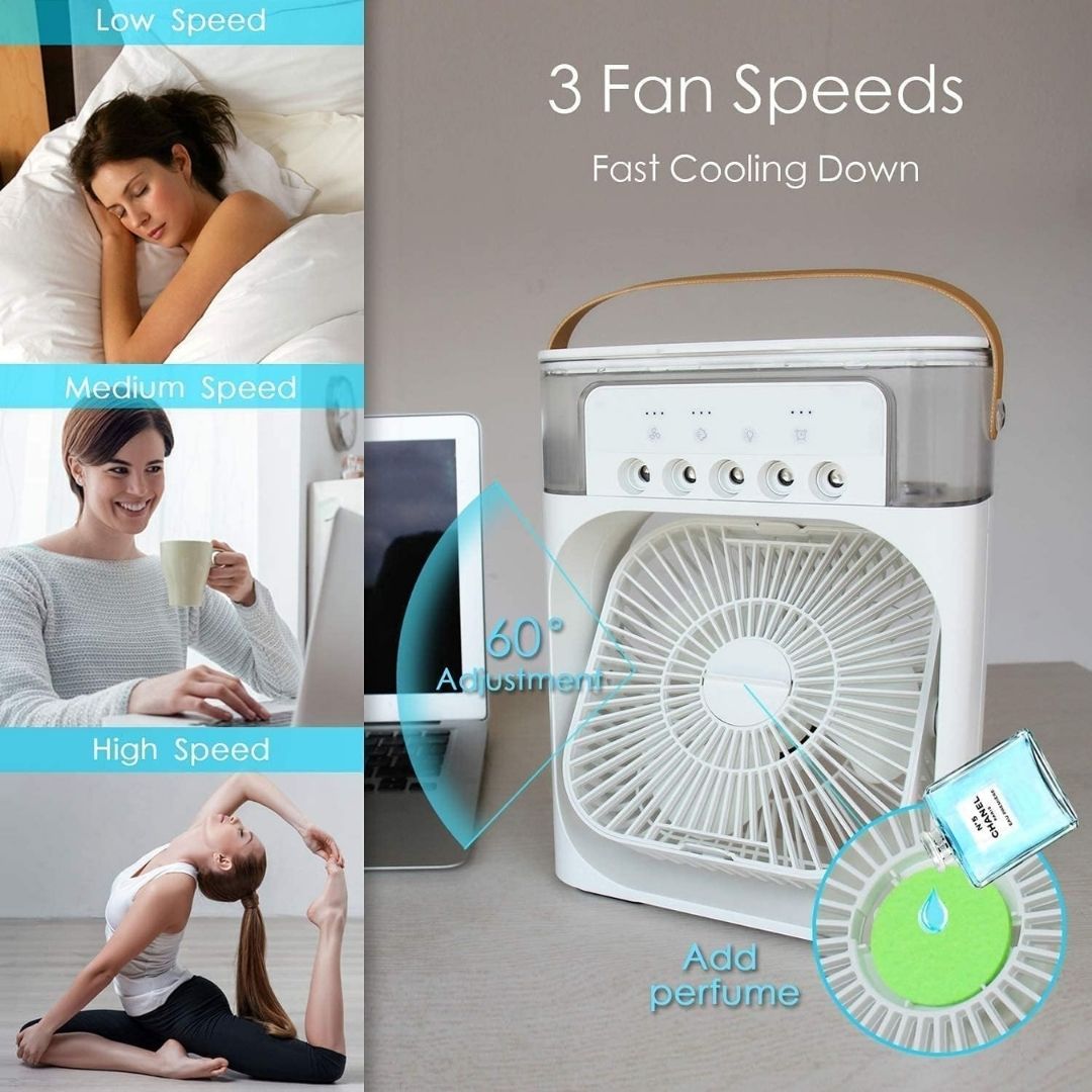 Mini Air Cooler  Portable USB Personal Cooling Fan