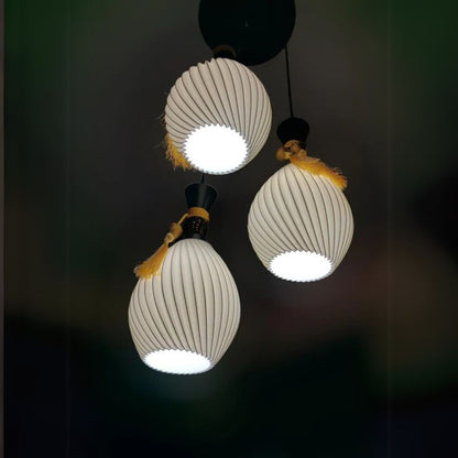 Oval Set of 3 Hanging Lights – Perfect for Dining Room
