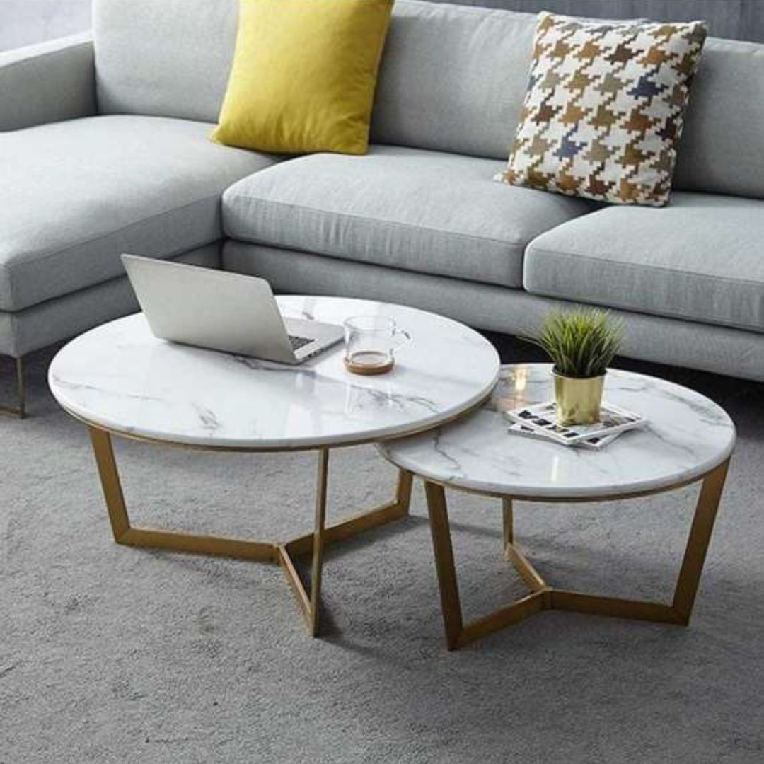 Premium Modern Table Set – Round, Console, Dining & Side Tables