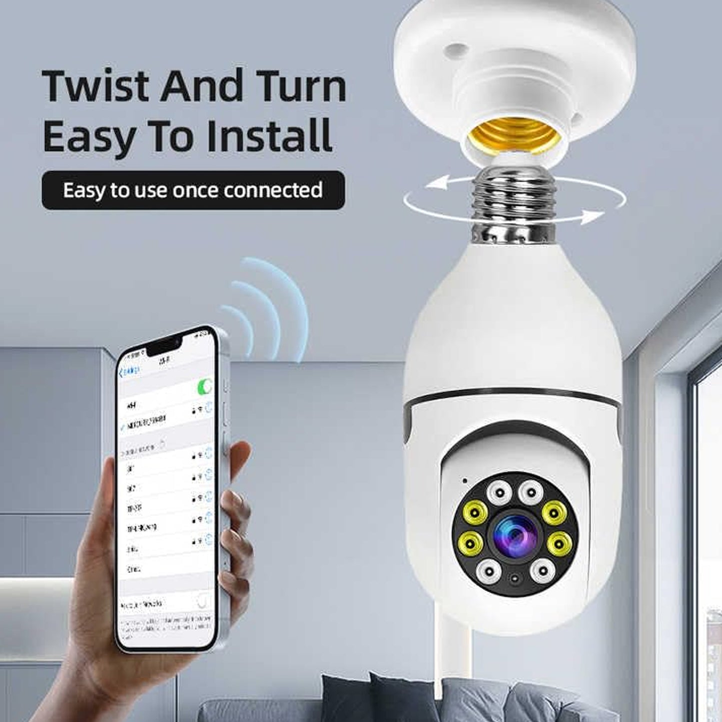 Light bulb camera