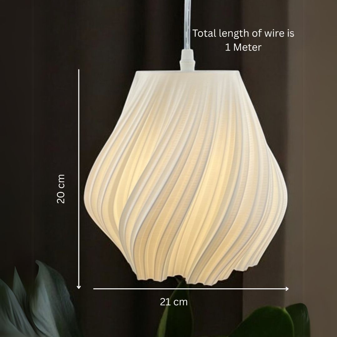 Snow Flake Pendant White  Elegant Ceiling Light for Interiors