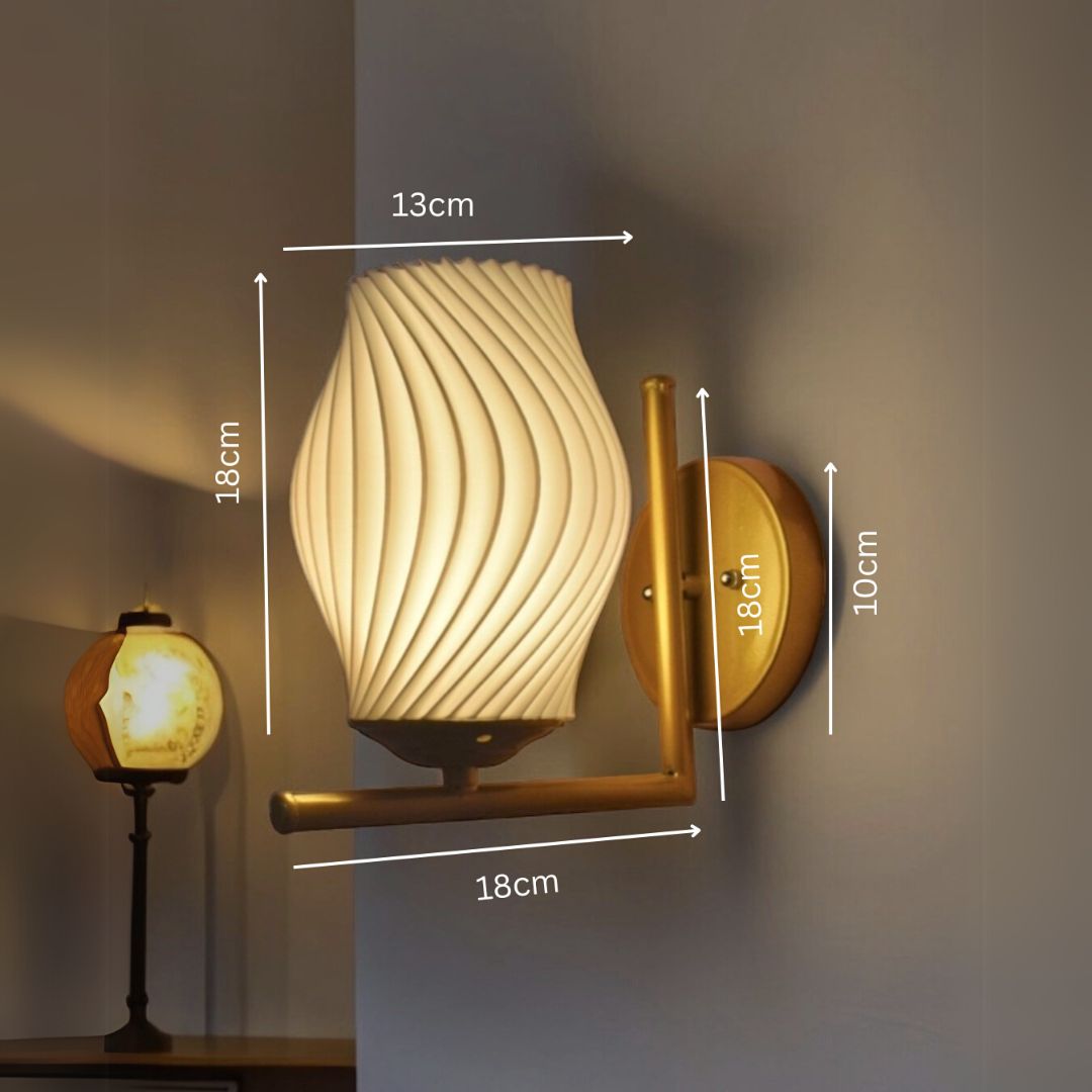Spiral Aura Wall L Lamp for Wall Decor, Bedroom Decor