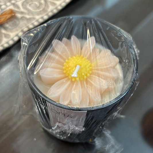 Colored Jar with Sunflower Candle | Anniversary Gifts For Him