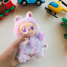 Light Purple Plush Toy Cartoon Keychain With Hook Colorful Light Purple (1 Pc)