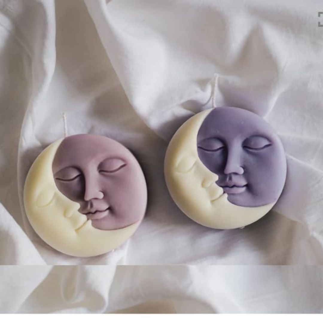 Sun Moon Shape Candle Gift Home Decor Office Decor