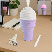 Ice Cream Cone Shape Air Freshener Humidifier (1pc  Purple )
