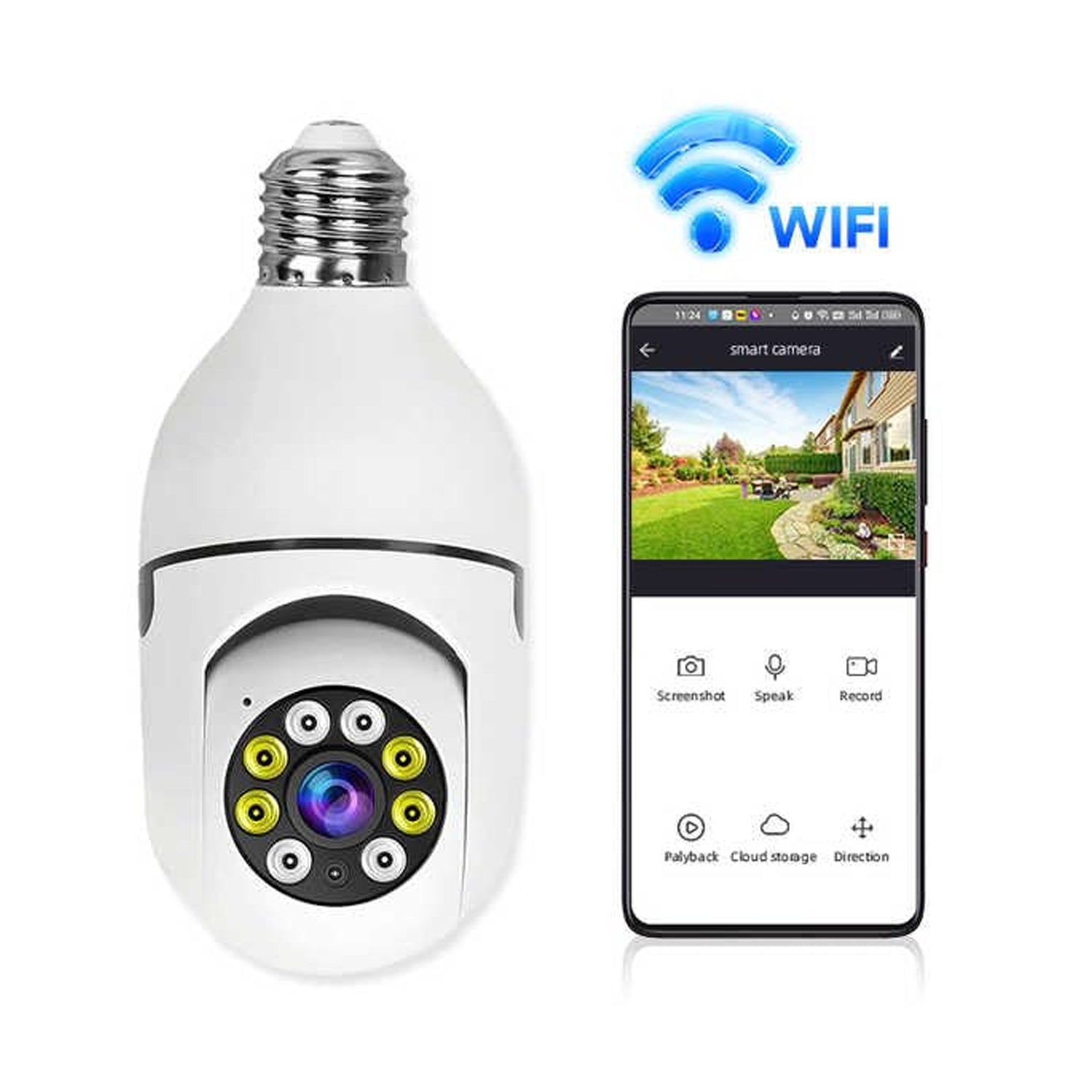 Light bulb camera