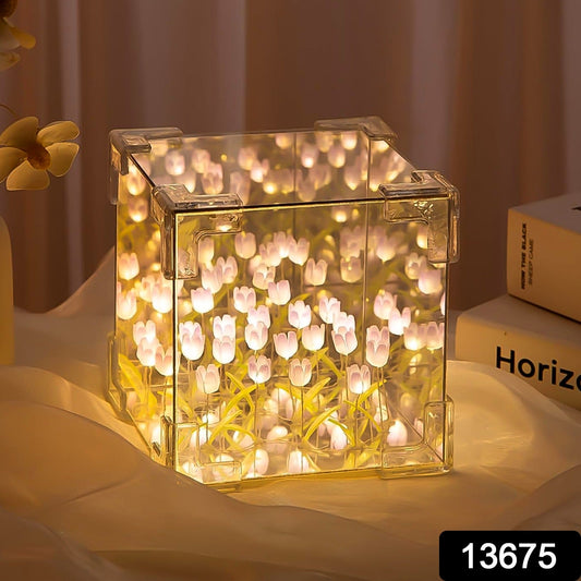 Cube Tulip Night Lamp